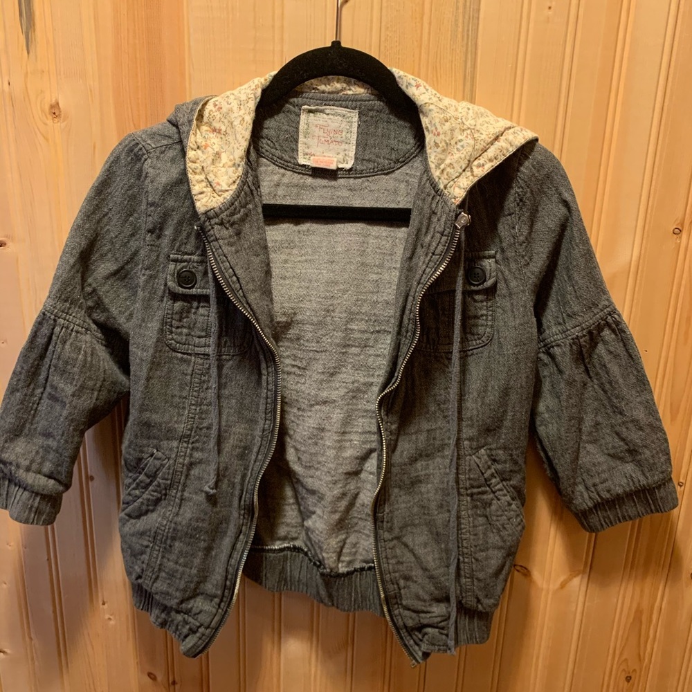3/4 sleeve gray jacket (Size medium)